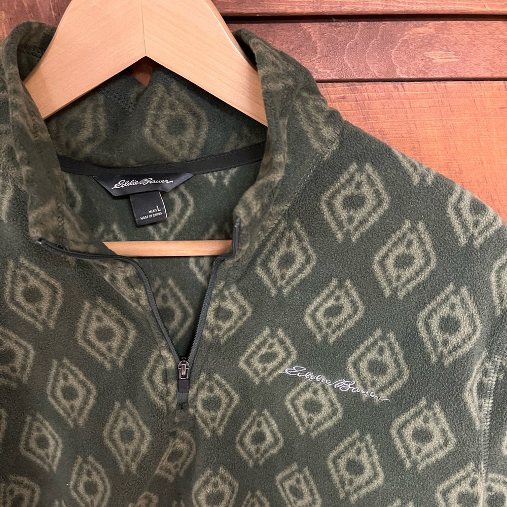 Eddie Bauer Quarter Zip Shirt NWT